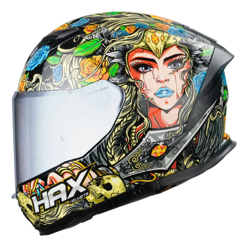 CASCO FORCE VALKYERI AZUL GRIS BRILLANTE